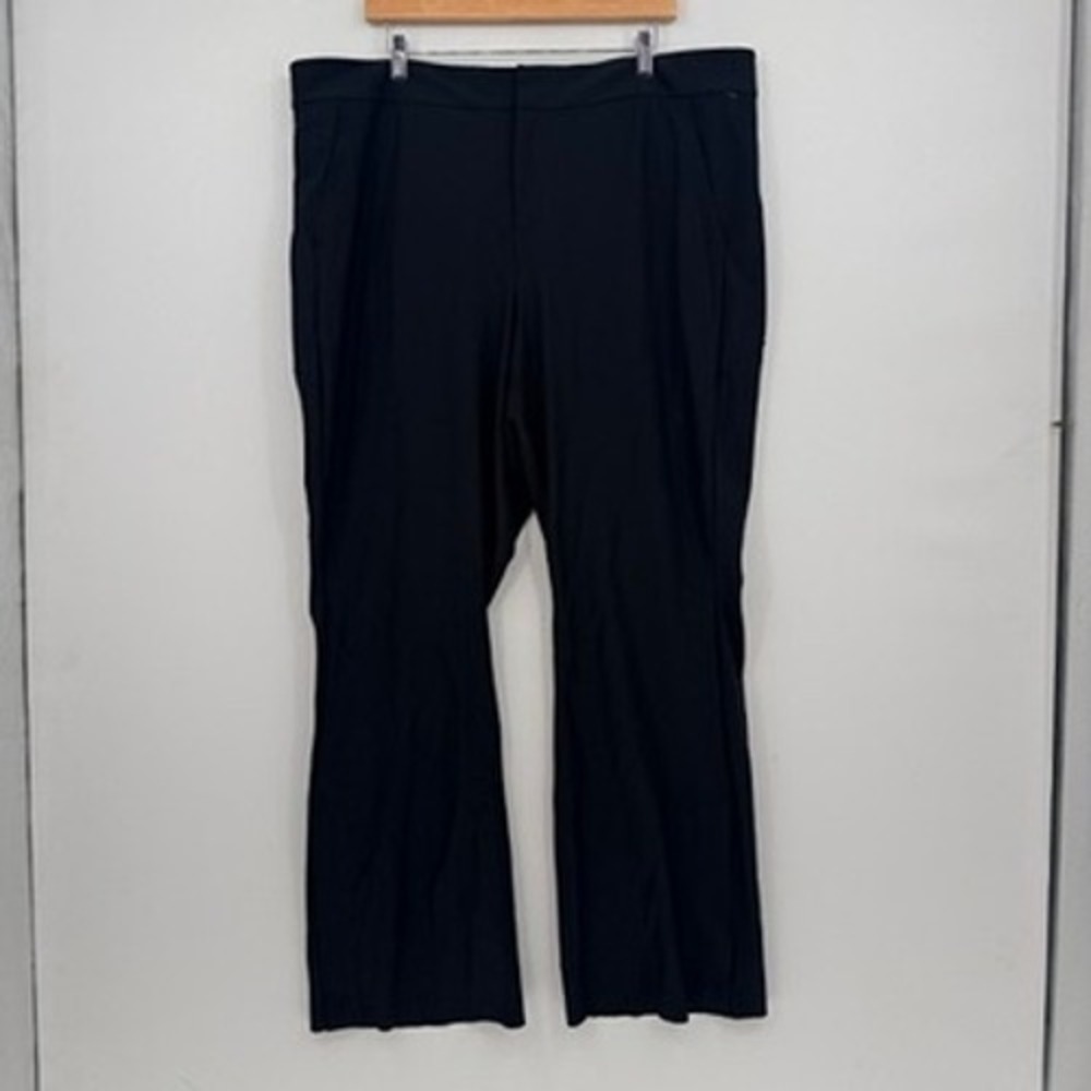 Athleta Stellar Flare Trouser Womens 20 Black Athleisure Gorpcore Minimalist